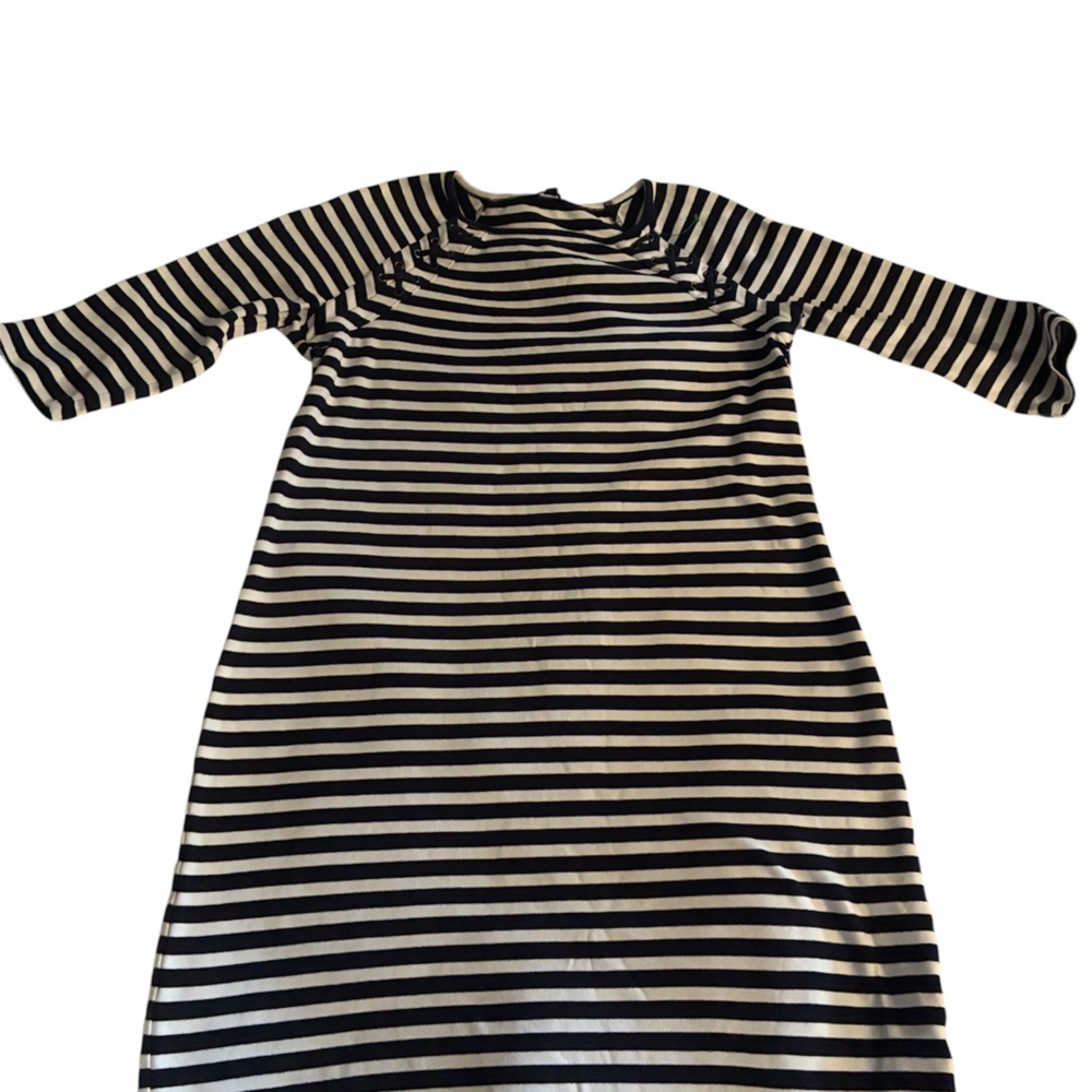 Talbots Black and White Striped Kids Pajamas